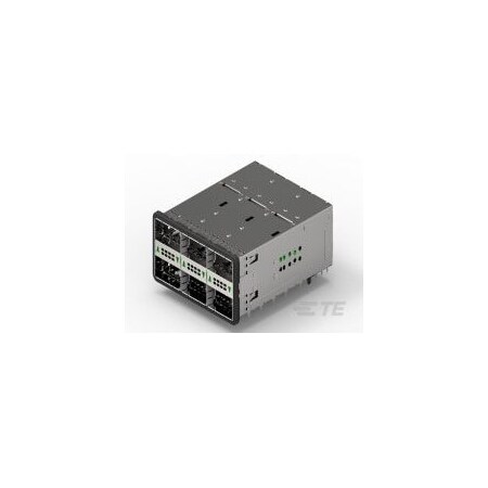 Te Connectivity zQSFP+ STACKED RECEPTACLE ASSEMBLY 2X3 2214565-2